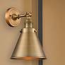 1_Franklin Restoration Appalachian 13"H Brushed Brass Sconce