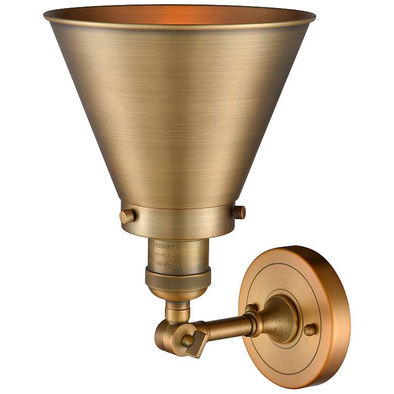 Image 3 Franklin Restoration Appalachian 13"H Brushed Brass Sconce more views