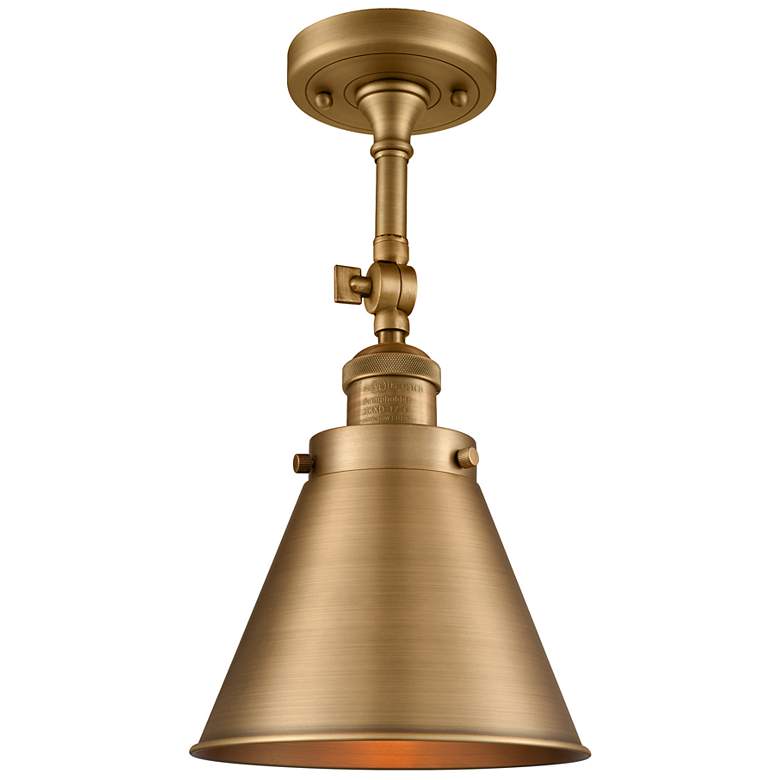 Image 4 Franklin Restoration Appalachian 13"H Brushed Brass Sconce more views