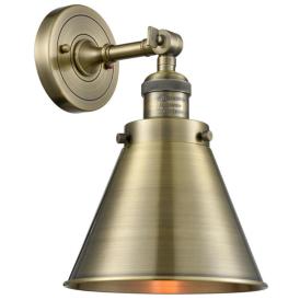 Franklin Restoration Appalachian 8" Antique Brass Sconce Franklin Restoration Appalachian 8" Antique Brass Sconce