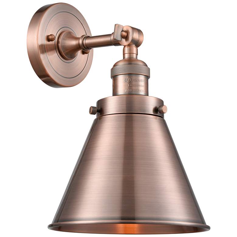 Image 1 Franklin Restoration Appalachian 8" Antique Copper Sconce