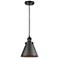 Franklin Restoration Appalachian 8" LED Mini Pendant - Matte Black