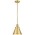 Franklin Restoration Appalachian 8" LED Mini Pendant - Satin Gold