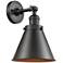Franklin Restoration Appalachian 8" LED Sconce - Bronze - Bronze Shade