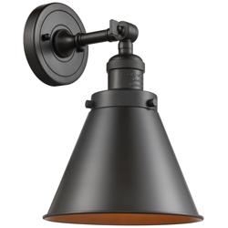 Franklin Restoration Appalachian 8" LED Sconce - Bronze - Bronze Shade