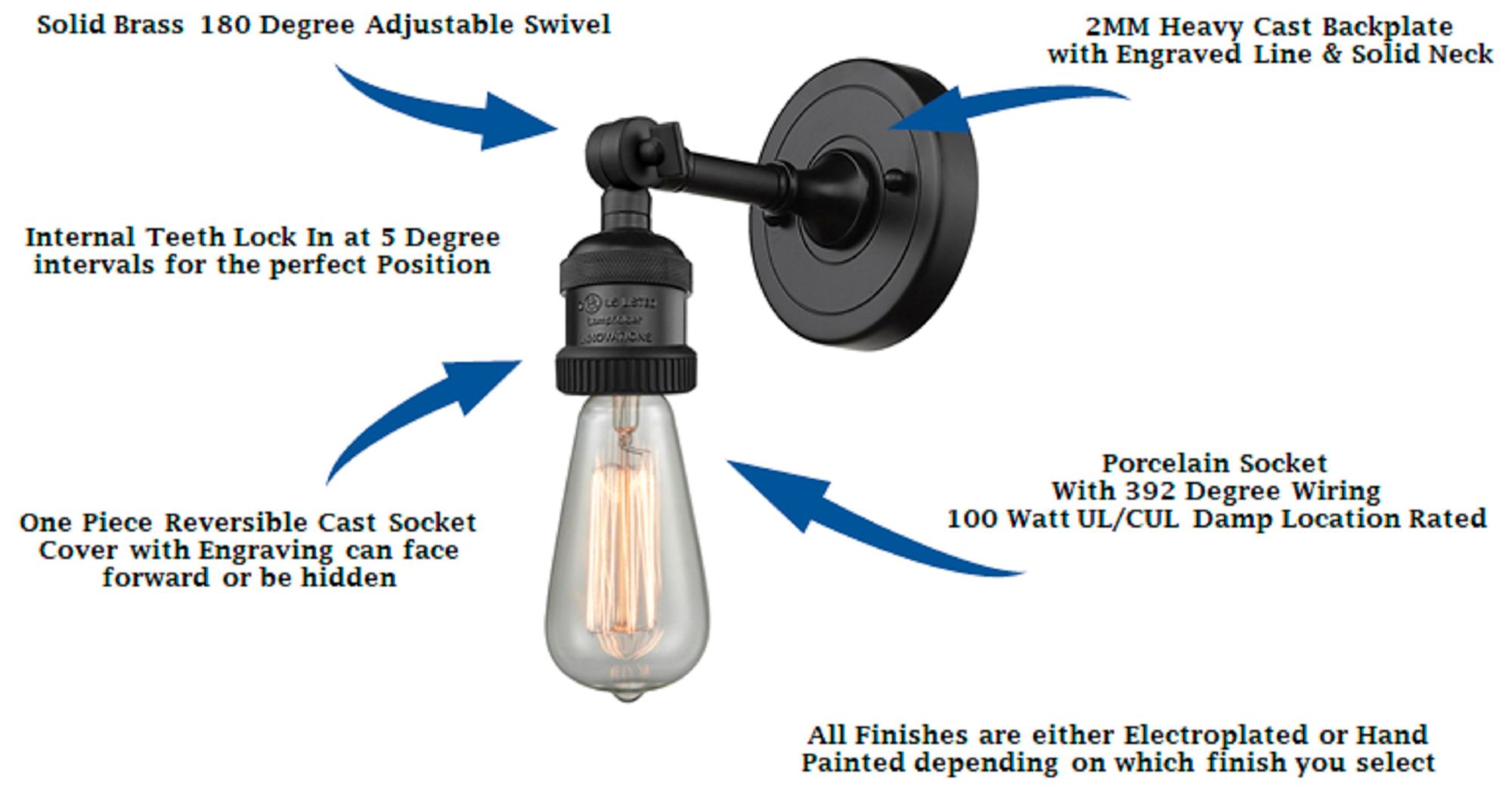 Image 7 Franklin Restoration Appalachian 8" LED Sconce - Matte Black - Black S more views