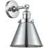Franklin Restoration Appalachian 8" Polished Chrome Sconce