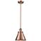 Franklin Restoration Appalachian 8" LED Mini Pendant - Copper - Copper