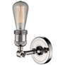 Franklin Restoration Bare Bulb 5" LED Sconce - Nickel Finish
