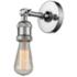 Franklin Restoration Bare Bulb 5" Polished Chrome Sconce