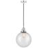 Franklin Restoration Beacon 10" Mini Pendant - Polished Chrome - Seedy