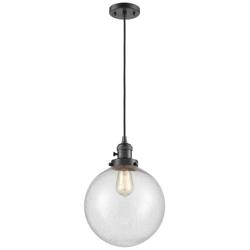 Franklin Restoration Beacon 10" Mini Pendant - Oil Rubbed Bronze - Seedy