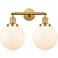 Franklin Restoration Beacon 14"H Satin Gold 2-Light Sconce