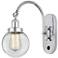 Franklin Restoration Beacon 6" Incandescent Sconce - Chrome - Clear Sh