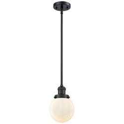 Franklin Restoration Beacon 6" LED Mini Pendant - Matte Black - Matte