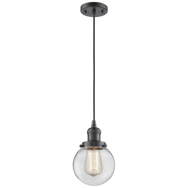 Image 1 Franklin Restoration Beacon 6" LED Mini Pendant - Oil Rubbed Bronze -