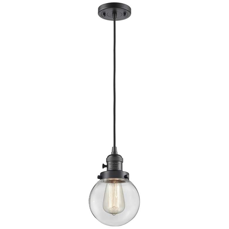 Image 1 Franklin Restoration Beacon 6 inch LED Mini Pendant - Oil Rubbed Bronze - 