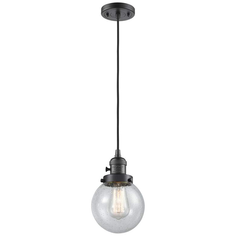 Image 1 Franklin Restoration Beacon 6" LED Mini Pendant - Oil Rubbed Bronze -