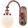 Franklin Restoration Beacon 6" LED Sconce - Copper Finish - White Shad