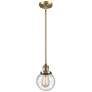Franklin Restoration Beacon 6" Mini Pendant - Brushed Brass - Seedy