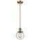 Franklin Restoration Beacon 6" Mini Pendant - Brushed Brass - Seedy