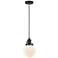 Franklin Restoration Beacon 6" Mini Pendant - Matte Black - Matte White