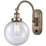 Franklin Restoration Beacon 8" Incandescent Sconce - Brass - Seedy Sha