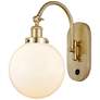 Franklin Restoration Beacon 8" Incandescent Sconce - Gold - White Shad