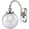 Franklin Restoration Beacon 8" LED Sconce - Nickel Finish - Seedy Shad