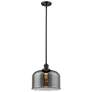 Franklin Restoration Bell 12" Mini Pendant - Oil Rubbed Bronze - Smoke