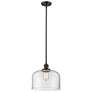 Franklin Restoration Bell 12" Mini Pendant - Oil Rubbed Bronze - Clear
