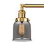 2_Franklin Restoration Bell 42"W Satin Gold 4-Light Bath Light more views