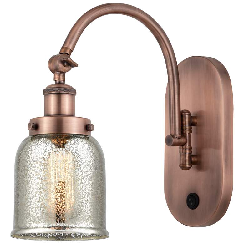 Image 1 Franklin Restoration Bell 5" Incandescent Sconce - Copper - Mercury Sh