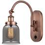 Franklin Restoration Bell 5" Incandescent Sconce - Copper - Smoke Shad