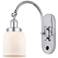 Franklin Restoration Bell 5" LED Sconce - Chrome Finish - Matte White