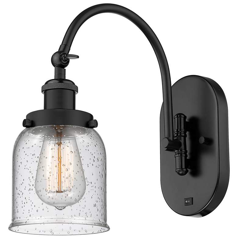 Image 1 Franklin Restoration Bell 5" LED Sconce - Matte Black Finish - Seedy S