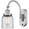 Franklin Restoration Bell 5" LED Sconce - Nickel Finish - Clear Shade