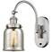 Franklin Restoration Bell 5" LED Sconce - Nickel Finish - Mercury Shad