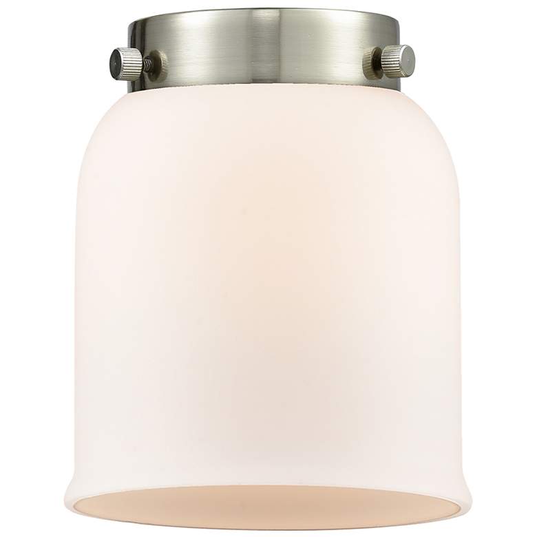 Image 3 Franklin Restoration Bell 5" Matte Black Corded Mini Pendant w/ White more views