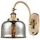 Franklin Restoration Bell 8" Incandescent Sconce - Brass - Mercury Sha