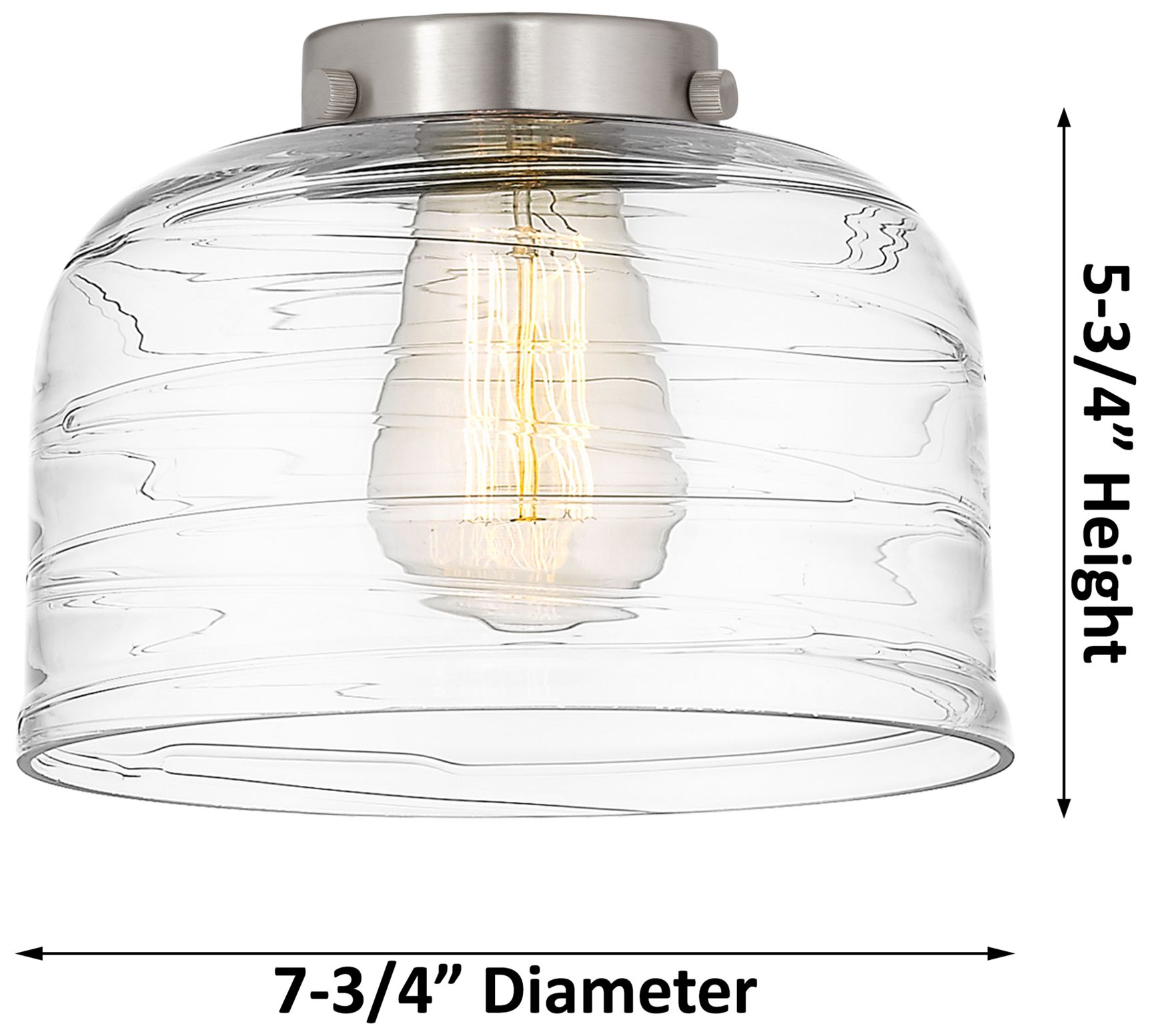 Image 7 Franklin Restoration Bell 8" Incandescent Sconce - Brass - Swirl Shade more views