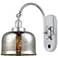 Franklin Restoration Bell 8" Incandescent Sconce - Chrome - Mercury Sh