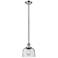 Franklin Restoration Bell 8" LED Mini Pendant - Polished Nickel - Seed