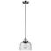 Franklin Restoration Bell 8" LED Mini Pendant - Satin Nickel - Seedy