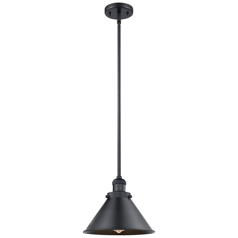 Image 1 Franklin Restoration Briarcliff 10" LED Mini Pendant - Matte Black