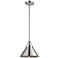 Franklin Restoration Briarcliff 10" Polished Chrome Stem Hung Mini Pen