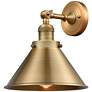 1_Franklin Restoration Briarcliff 8"H Brushed Brass LED Sconce