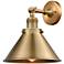 Franklin Restoration Briarcliff 8"H Brushed Brass LED Sconce