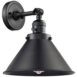 Franklin Restoration Briarcliff 8"H Matte Black LED Sconce