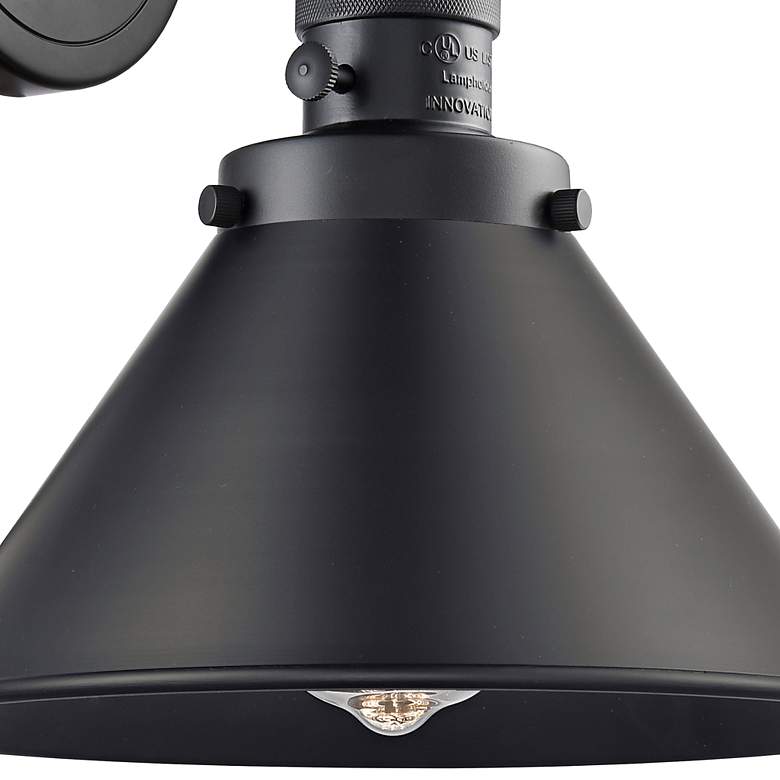 Image 2 Franklin Restoration Briarcliff 8"H Matte Black LED Sconce more views